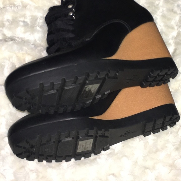 COLE HAAN ANKLE BOOTS SHEARLING - Picture 3 of 12